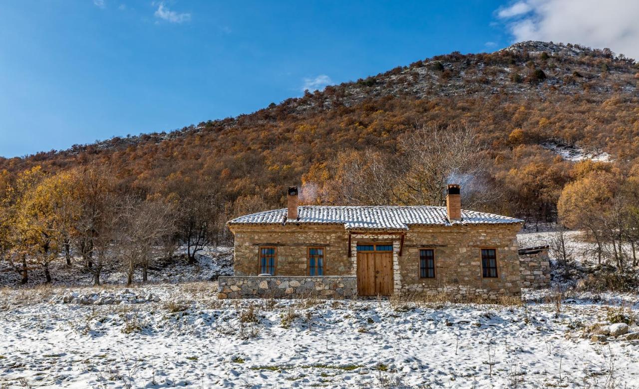 Serene Stone House Oxia Exterior foto